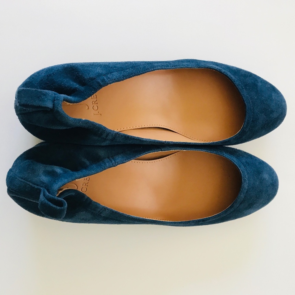 J.Crew Heeled Flats Pumps- Like NEW! - Picture 3 of 7